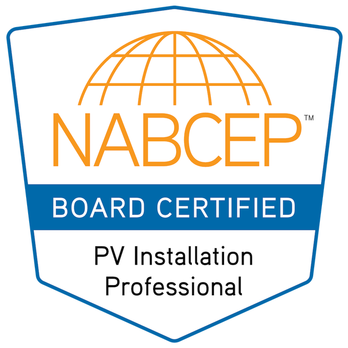 NABCEP Board Certified PV installation professional